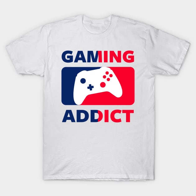 GAMER - GAMING ADDICT T-Shirt by Tshirt Samurai